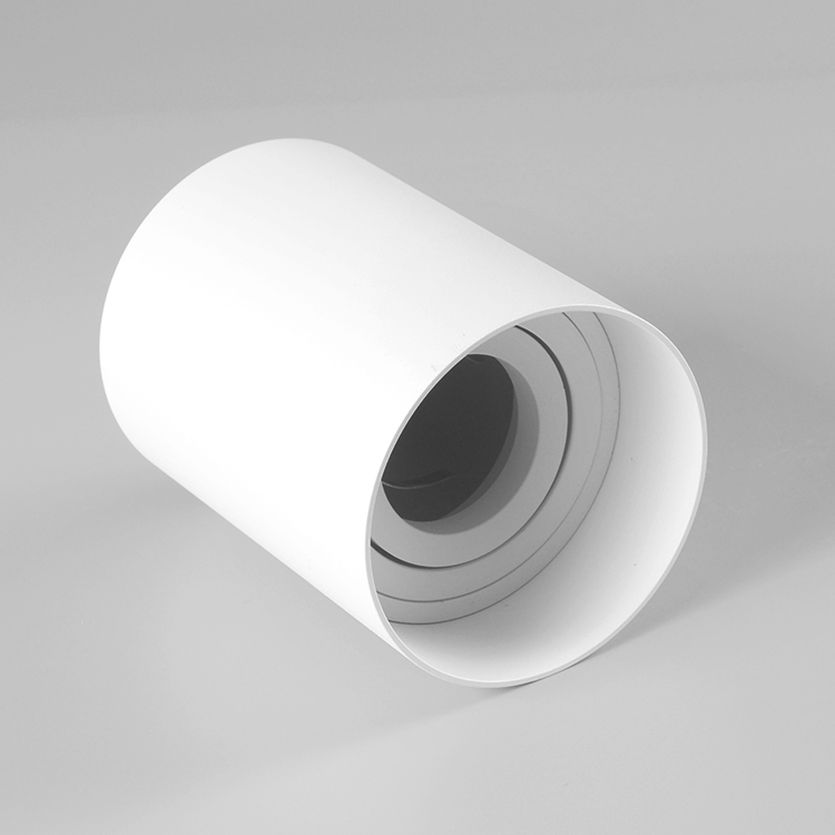 Inner door pure aluminium gu10 surface mounted adjustable downlight fixture