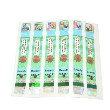 Anti-counterfeit label Variable data security sticker