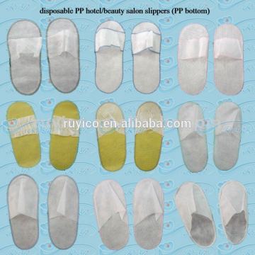 Nonwoven disposable pedicure slippers