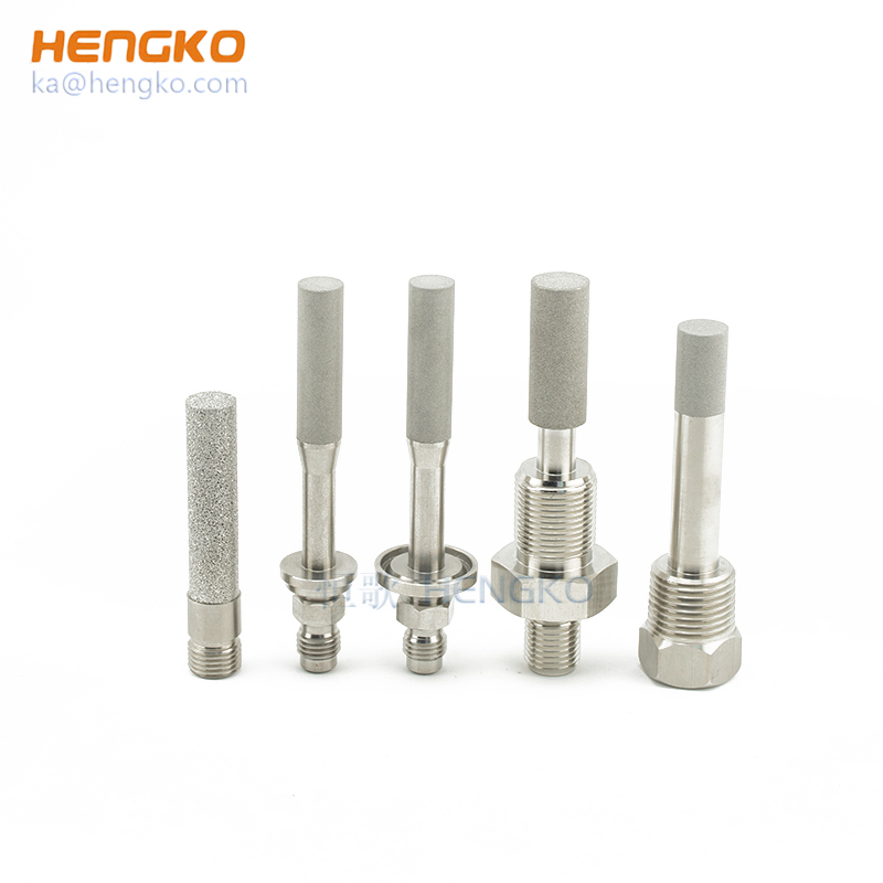 Barb tri clamp clover thread 316L 0.5 2 microns SS stainless steel sparging beer carbonation stone