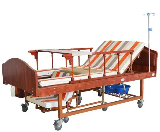 CE ISO Factory Multi Functions Crank Manual Hospital Bed