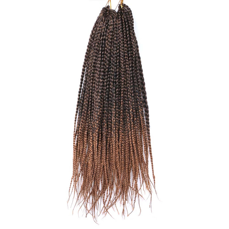 Protective Easy Crochet Hair Box Braids 18inch 22strands 90gram Factory Wholesale African Darling Braids Synthetic Extension