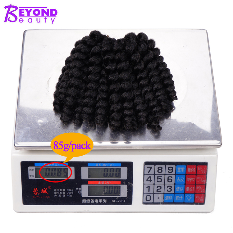 Factory Price Wand Curl Synthetic Hair Twist Braids Marley Afro Bounce Twist Model Jumpy Wand Curl Crochet Braid beauty supply