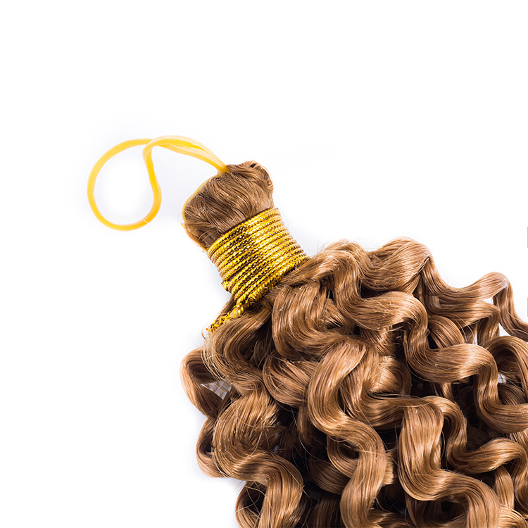 Curly Water Wave Twist Crochet Hair Solid And Ombre Color Blonde Water Deep Hair Synthetic Fiber Passion Hair Extensions