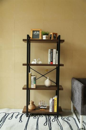 4 tiers bookcase and book shelves