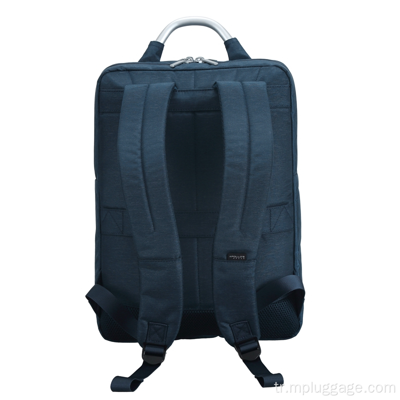 Düz renkli moda iş dizüstü bilgisayar sırt çantası özel