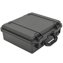Small Clear Waterproof Hard Customizable Flying Snare Case - Round Trolley
