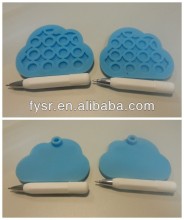 cloud shape silicone rewritable memo pad