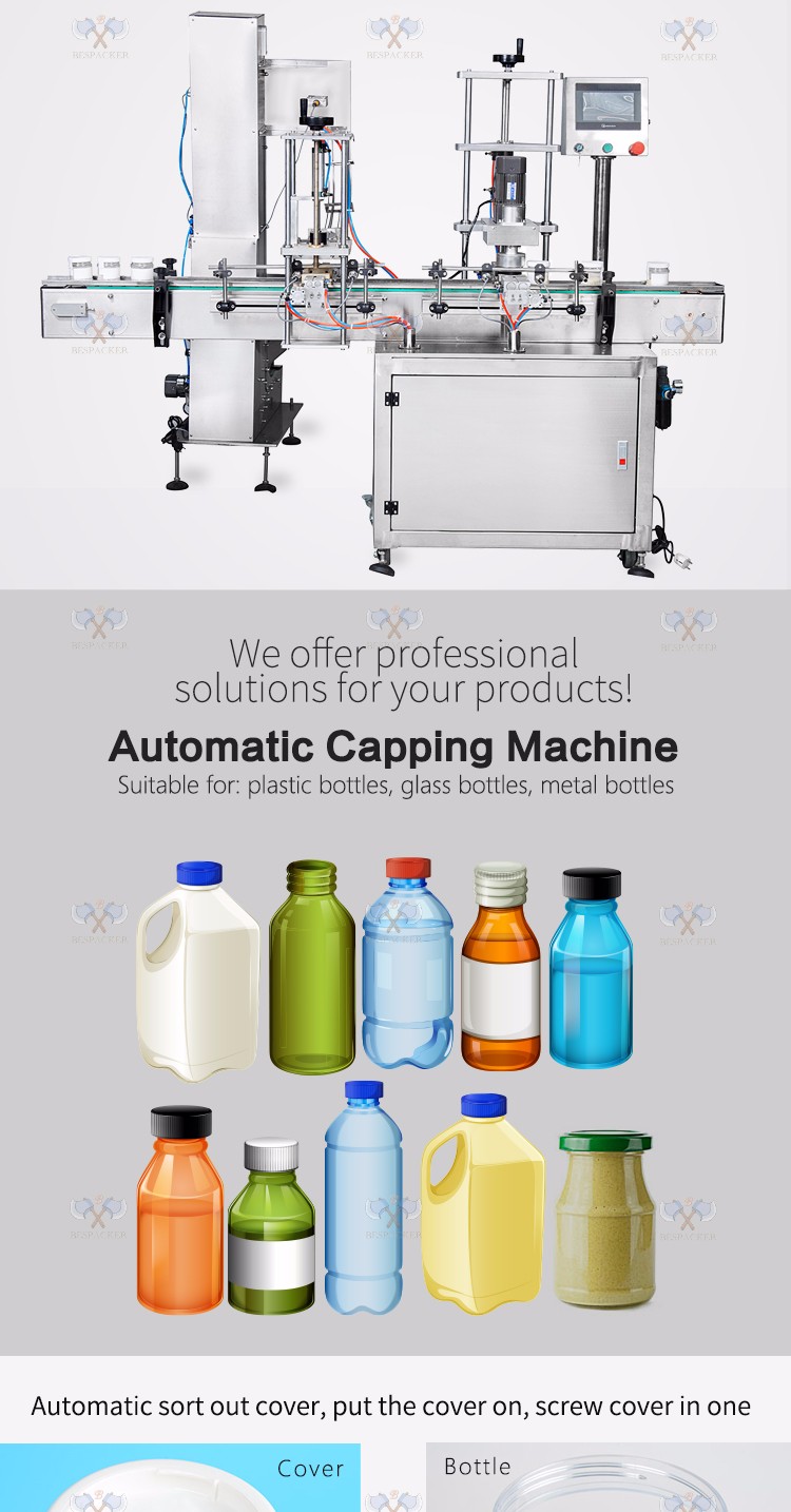 Automatic Capping Machine Type And Plastic Bottle Packaging Type Capping Machine