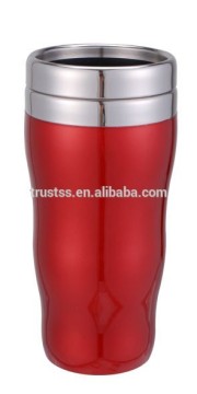 Stainless Steel tumbler auto mug desk cup double wall office mug travel mug with handle