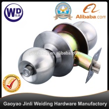 Satin Stainless Steel Cylindrical Knob Door Lock