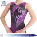 Leotard Gimnastik Sparkle Sublimated yang disesuaikan