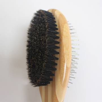 Massage Bamboo Handle Dog Grooming Brush