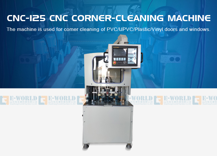 Automatic Window And Door Pvc Profile Corner Cleaning Machine