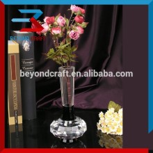 high-class European-style transparent crystal tall glass flower vase for decoration
