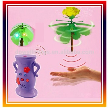 RC Induction Flying Rose Flower Toys, Rc Toys.