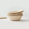 Sugarcane Pulp Bowl with Natural Compostable Design