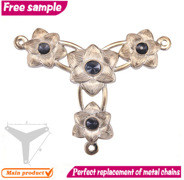 Sandals Chain PVC Material fashion lady accessories