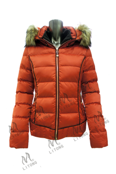 women winter clothes padded down coat woman fur down jacket