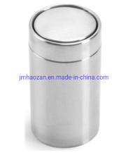 Desktop Stainless Steel Dustbin with Swing Lid, Dustbin