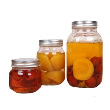 86mm Wide Mouth Glass Ball Mason Jar with Lid and Ring