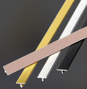 Aluminum Metal Decorative Strip Trim For Wall