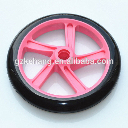 200mm PU wheel folding adult kick scooter big wheels