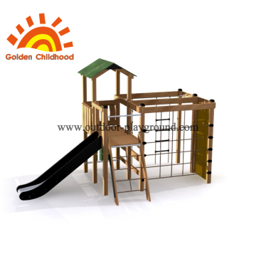 Outdoor playground equipment wall activities