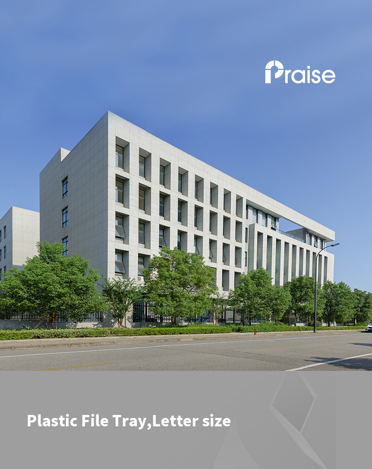 Plastic Stackable Customized Desktop Stationery  Letter size Document File Organizer File Tray