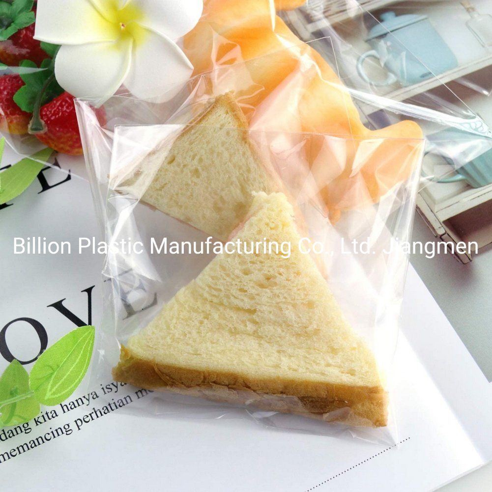 HDPE Plastic Clear Poly Bags for Food Storage Delivery