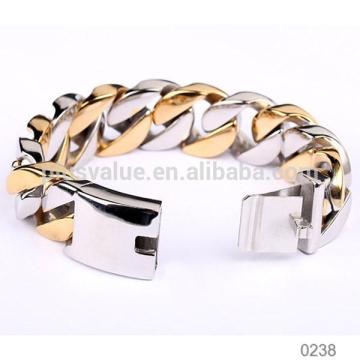 wholesale mens and womens stainless steel jewelry bike chain bracelets