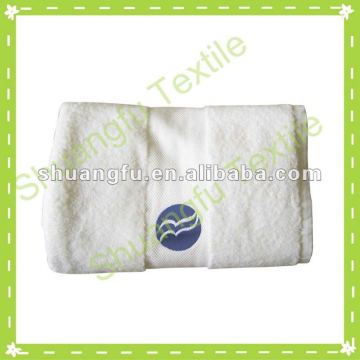 100% cotton woven monogrammed bleach hotel bath towels