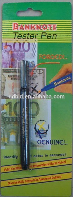 Money pen, money detector pen, money tester pen