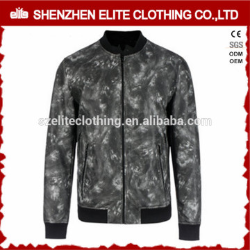 Fashion Winter Coat Custom Made Bomber Jacket Men