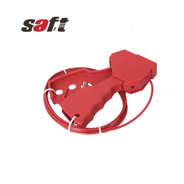 Saft 3.5mm SS Adjustable Cable Lockout with 2.4m Steel Cable