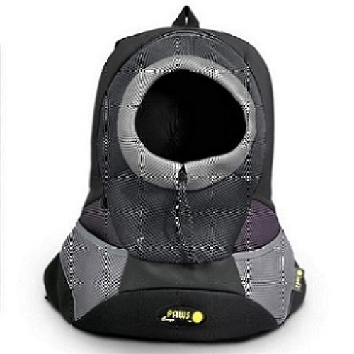 Olive XLarge PVC and Mesh Pet Backpack