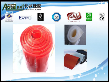 Red Silicon rubber sheet