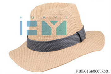 Nature straw cowboy hat cheap wholesale straw hat