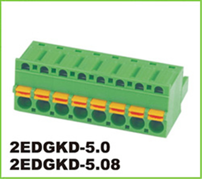 3.81mm Pitch Green Connector Terminal Blok Pluggable 2p-4p