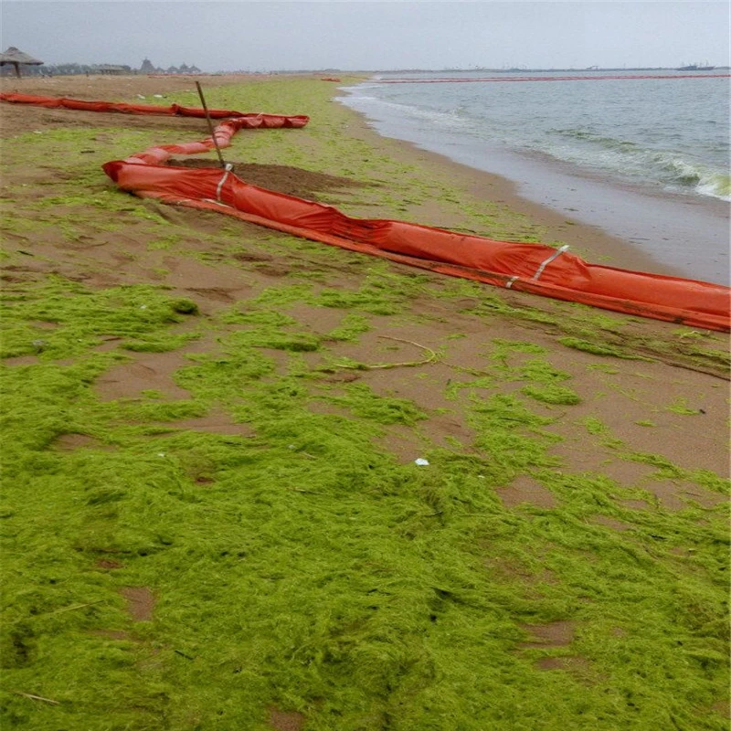 Floating Trash Boom for Lake Sargassum, PVC Floating Seaweed Boom