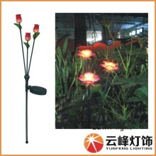 colorful solar flower stick light for decoration solar garden light solar light