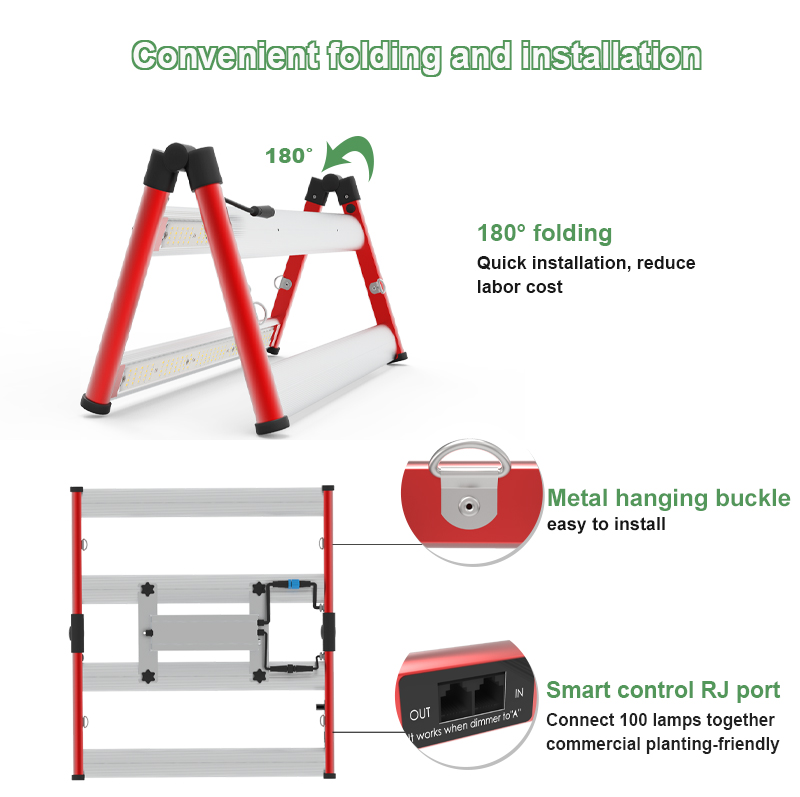 Disesuaikan LED Grow Light 240w untuk Bloom Veg