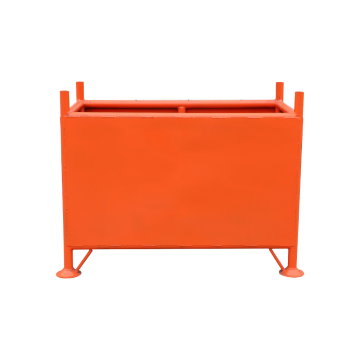 Orange Steel Storage Boxes for Construction Scaffolding Boards