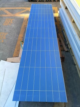 Non-Toxic SPC Wall Panel Green Decor Style