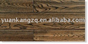 Antique wire brushed/distrssed engineered oak floor