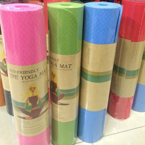 Eco Friendly Single Color mat TPE Yoga Mat