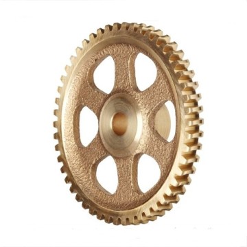 Custom Brass Worm Wheel for Convertable Top Cars