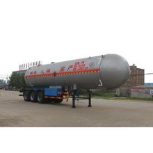 Semi-reboque de transporte de gás liquefeito de 12,5 m Tri-eixo