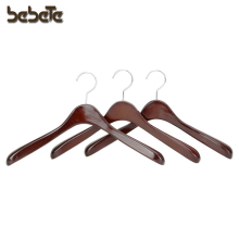 Wide Shoulder Coat Hanger, 3-Pack, Wooden