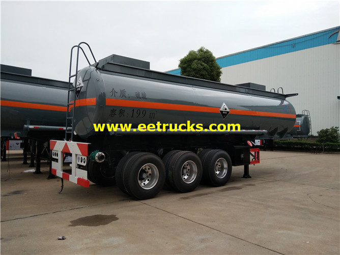 20000 Liters H2SO4 Transport Trailer Tanks